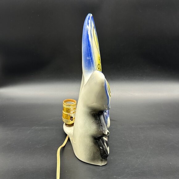 Vintage TV Lamp Television Light Mid Century Butterfly Blue Retro Home Decor - Picture 4 of 12